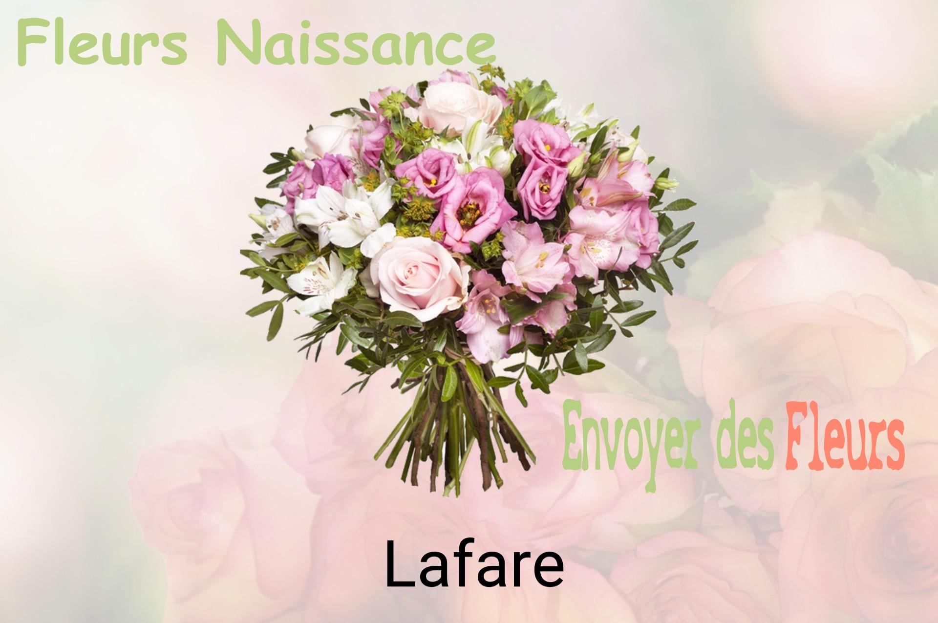 Bouquet de fleurs de naissance livré à Lafare